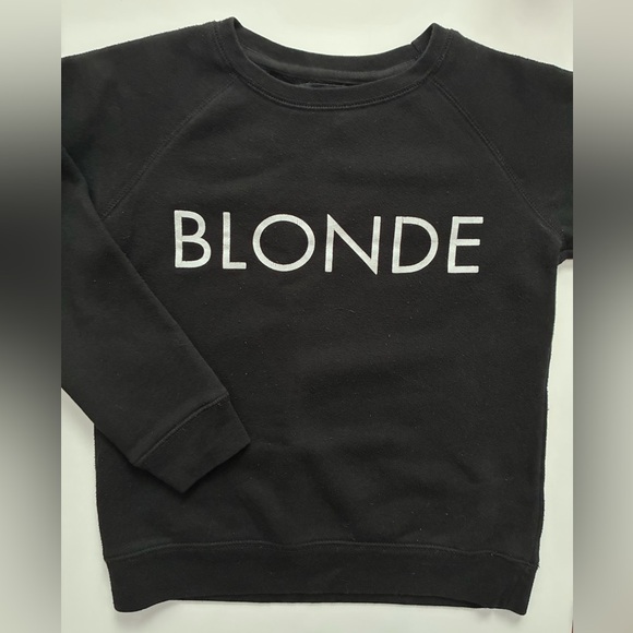 🇨🇦 Brunette the Label 6/8Y “Blonde” Classic Crew pullover sweatshirt - Picture 6 of 6